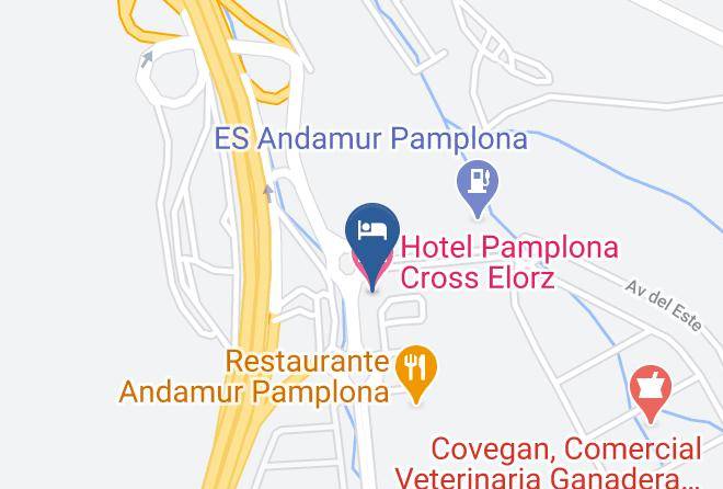 Hotel Pamplona Cross Elorz Map