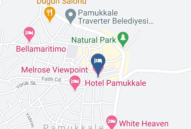 Pamukkale - Hotel Pamukkale Maps