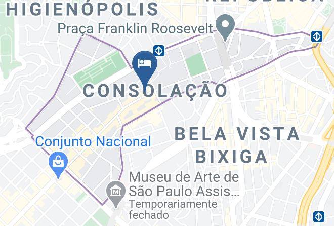 Sao Paulo Solacao - Hotel Pan Americano Maps