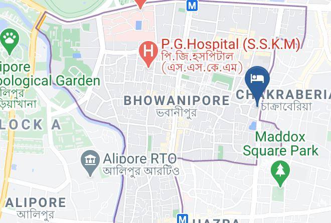 Kolkata - Hotel Pan Asia Continental Maps