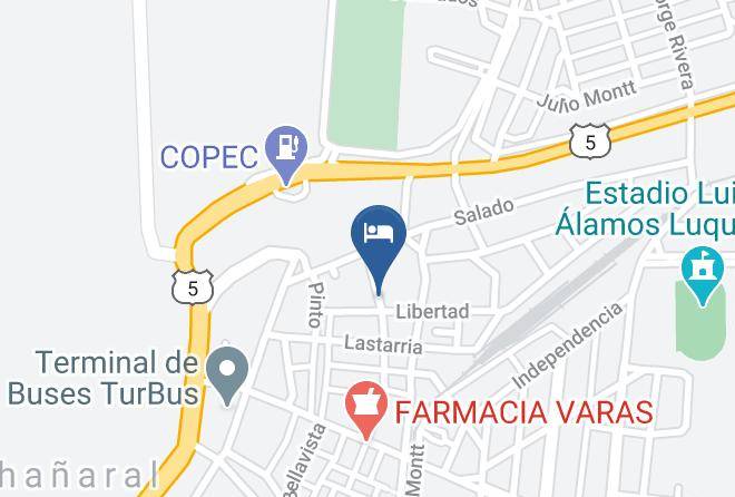 Chanaral Province - Hotel Pan De Azucar Maps