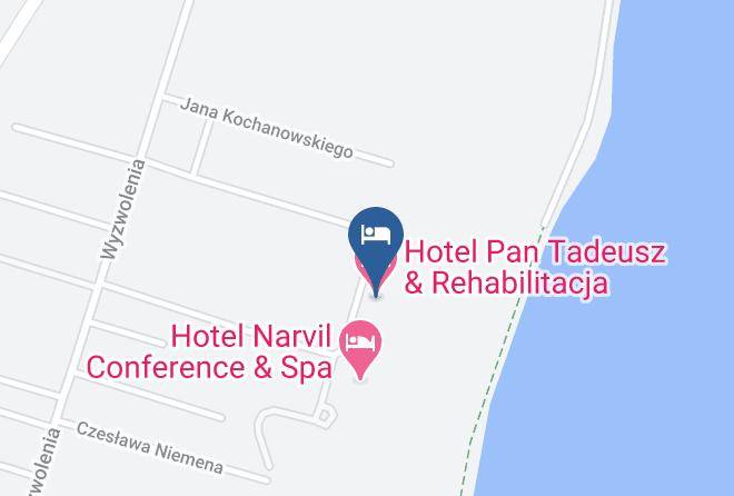 Legionowski - Hotel Pan Tadeusz & Rehabilitacja Maps