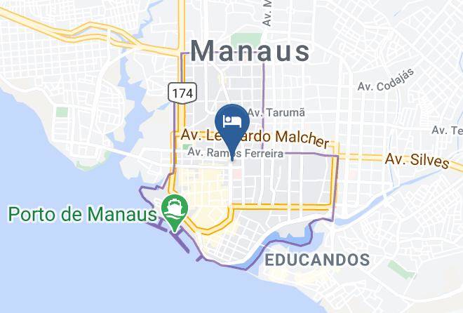 Manaus - Hotel Panair Maps