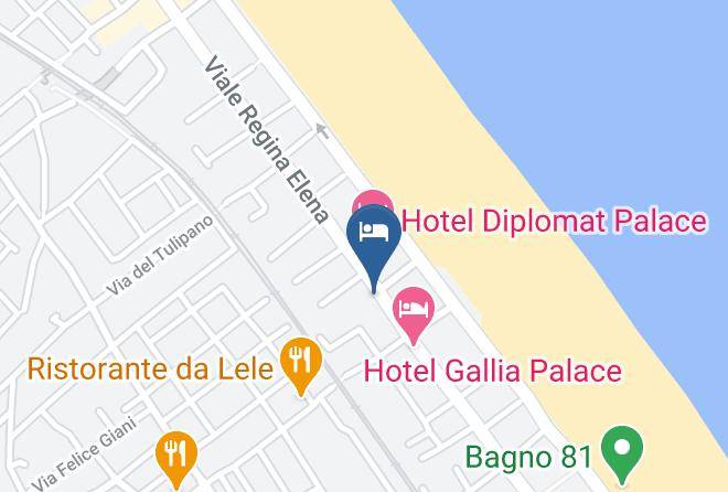 Rimini - Hotel Panama Majestic Maps