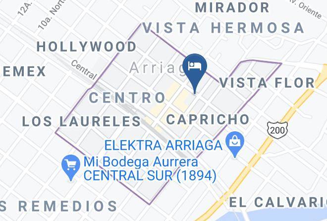 Arriaga - Hotel Panamericano Maps