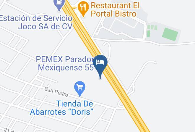 Jocotitlan - Hotel Panamericano Maps