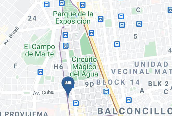 Jesus Maria - Hotel Panamericano Lima Peru Maps