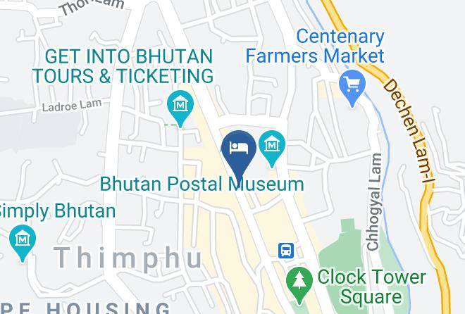 Thimphu - Hotel Panchasheel Thimphu Maps
