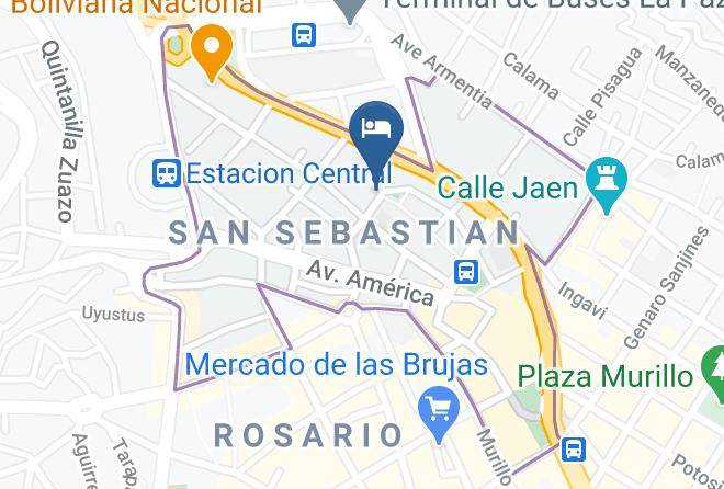 Murillo - Hotel Pando Maps
