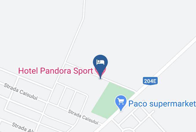 Focsani - Hotel Pandora Sport Maps