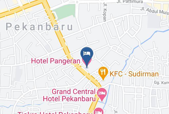 Pekanbaru - Hotel Pangeran Pekanbaru Maps