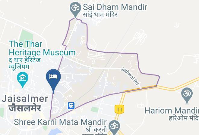 Jaisalmer - Hotel Panghat Maps