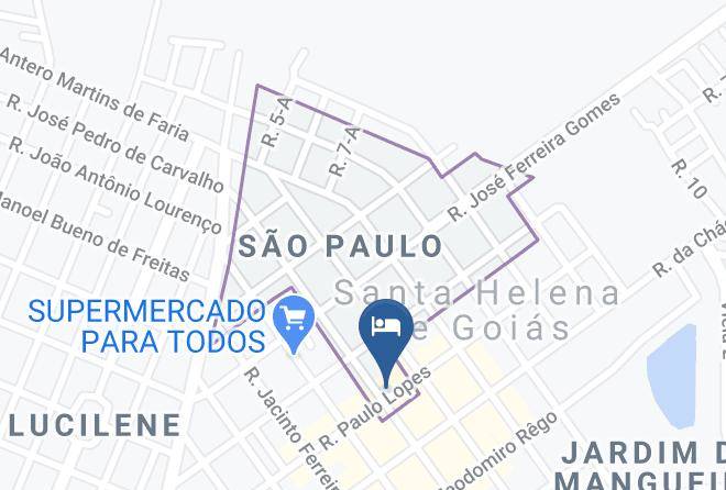 Santa Helena De Goias - Hotel Paniago Maps
