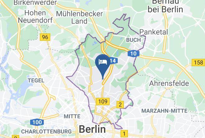Hotel Pankow Map - Berlin - Stadt Berlin