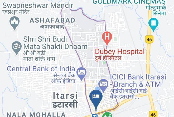 Itarsi - Hotel Pankteera Palace Maps