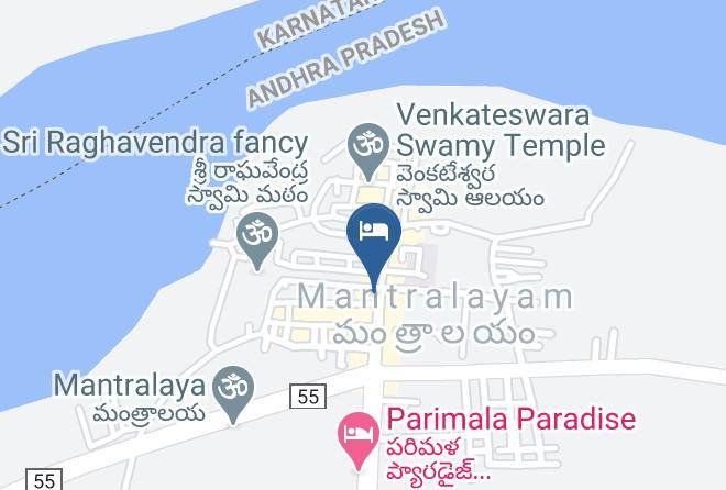 Mantralayam - Hotel Pannaga Maps