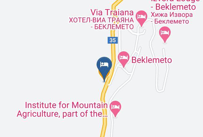 Troyan - Hotel Panorama Beklemeto Maps