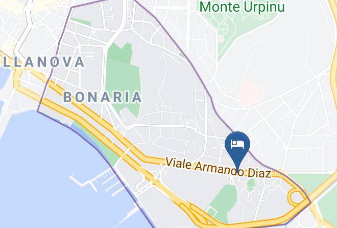 Cagliari - Hotel Panorama Maps