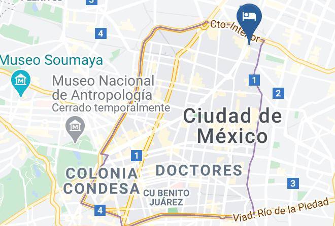 Cuauhtemoc - Hotel Panorama Maps