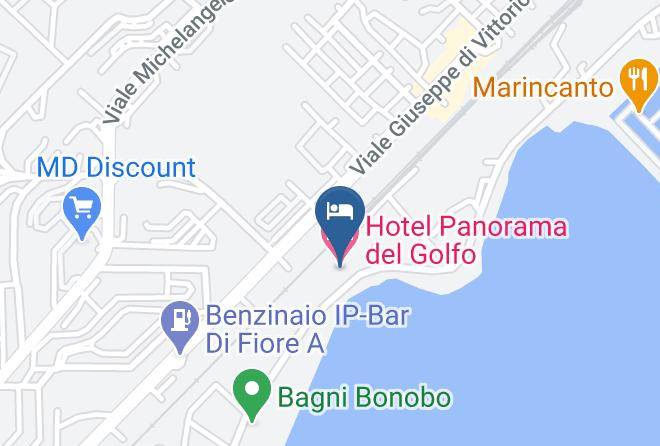 Hotel Panorama Del Golfo Map