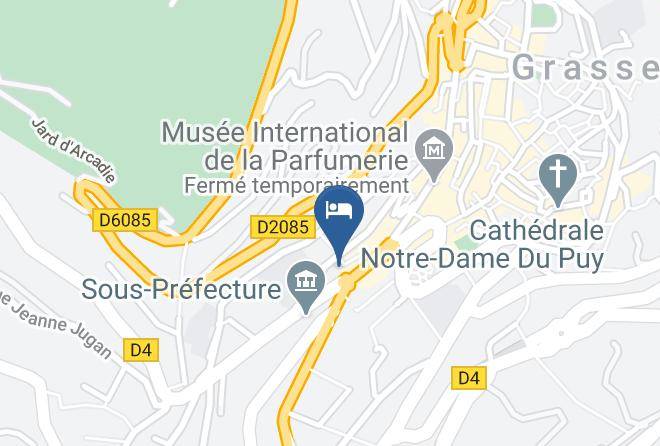 Maritime Alps - Hotel Panorama Maps