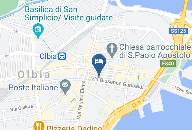 Sassari - Hotel Panorama Olbia Maps