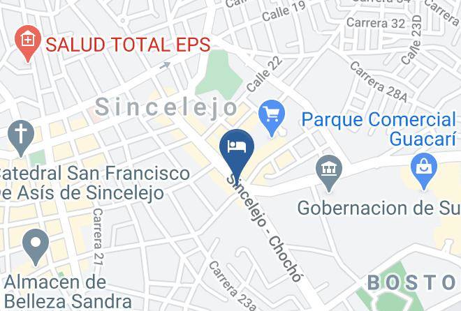 Sincelejo - Hotel Panorama Maps
