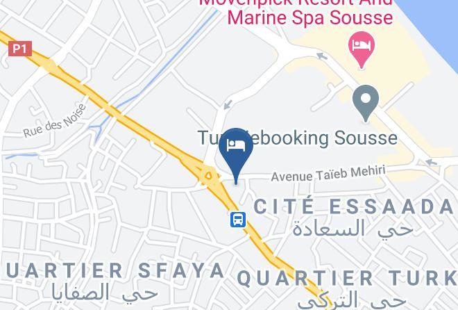 Tunisia - Hotel Panorama Maps