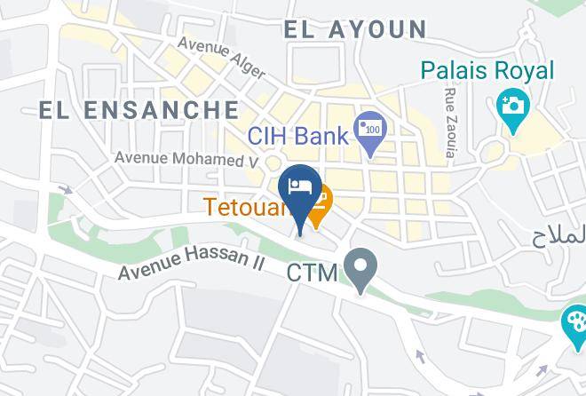 Tetouan - Hotel Panorama Vista Maps
