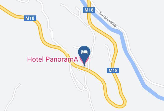 Zenicko Dobojski - Hotel Panorama Maps