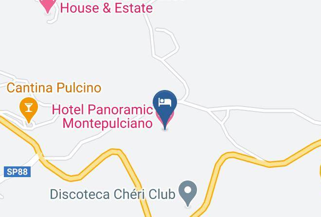 Siena - Hotel Panoramic Montepulciano Maps