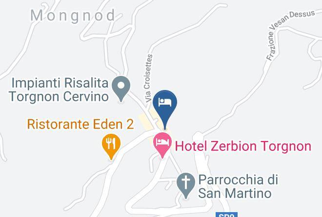 Aosta - Hotel Panoramique Torgnon Maps