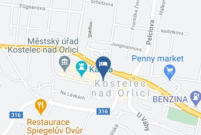 Hotel Pansky Dum Map