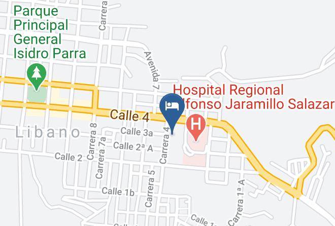 Libano - Hotel Pantagora Maps