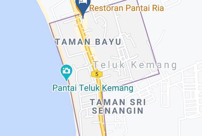 Hotel Pantai Ria Map