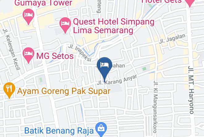 Kota Semarang - Hotel Pantes Karanganyar Maps
