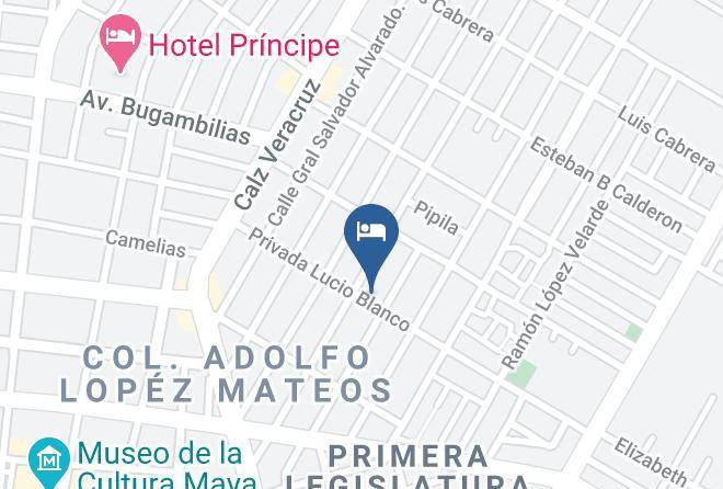 Othon P Blanco - Hotel Pantoja Maps