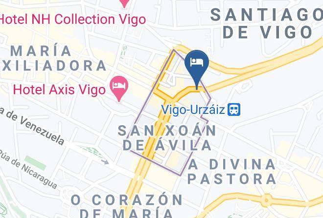 Pontevedra - Hotel Panton Maps