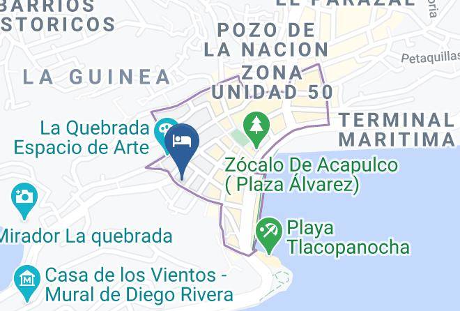 Acapulco De Juarez - Hotel Paola Maps