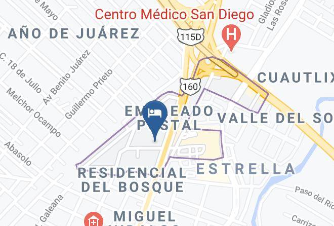 Cuautla - Hotel Paola Maps