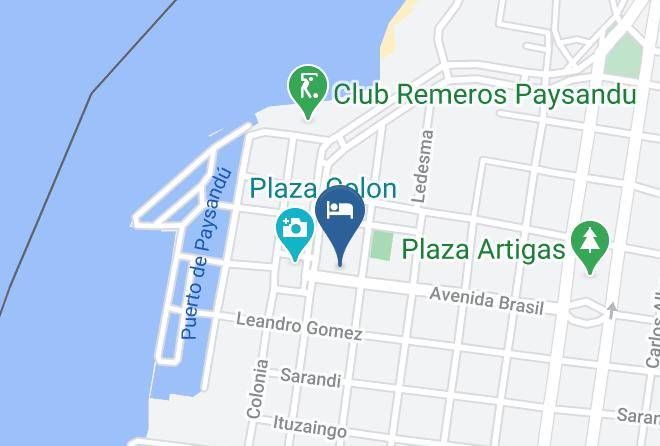 Paysandu - Hotel Papiros Maps