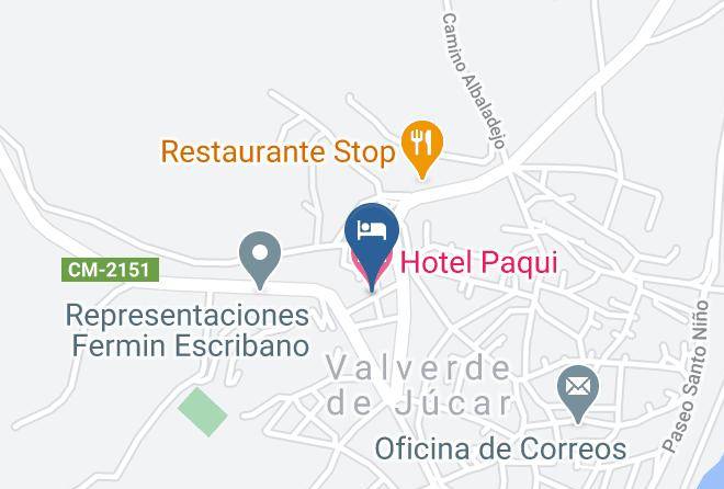 Cuenca - Hotel Paqui Maps