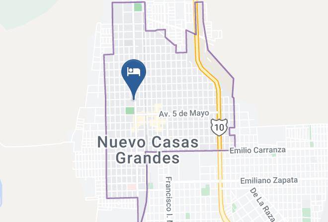 Nuevo Casas Grandes Municipality - Hotel Paquime Maps
