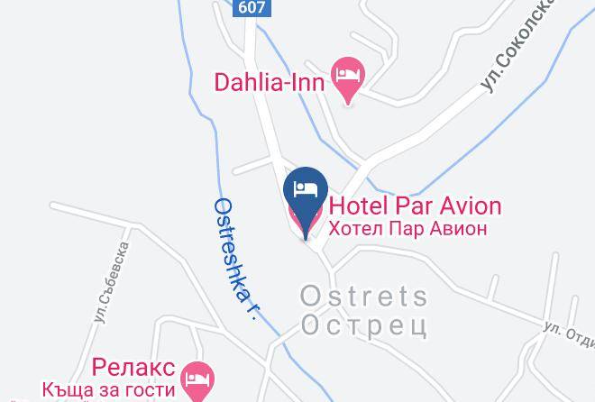 Apriltsi - Hotel Par Avion Maps