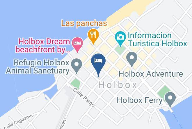 Lazaro Cardenas - Hotel Para Ti Isla Holbox Maps