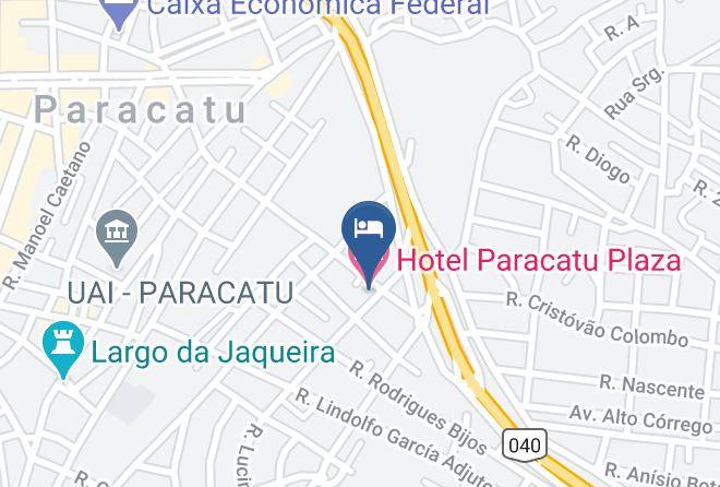 Paracatu - Hotel Paracatu Plaza Maps