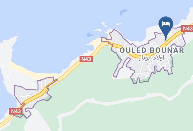 Jijel - Hotel Paradis Bleu Maps
