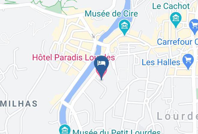 Hautes Pyrenees - Hotel Paradis Lourdes Maps