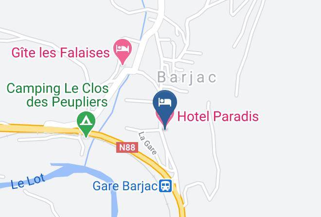 Lozere - Hotel Paradis Maps