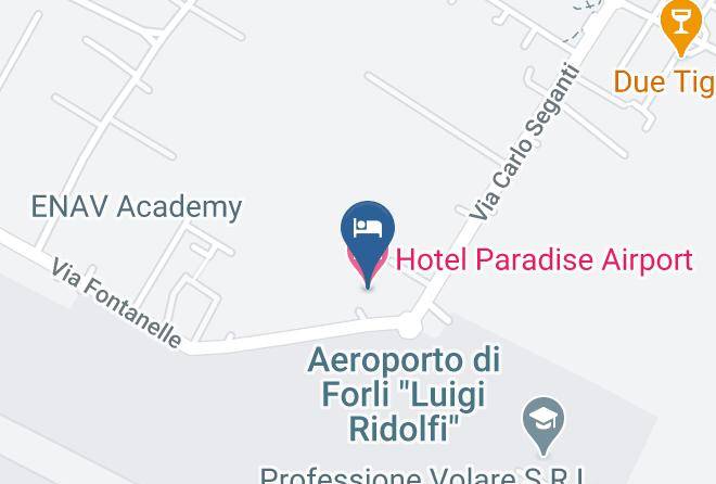 Forli - Hotel Paradise Airport Maps